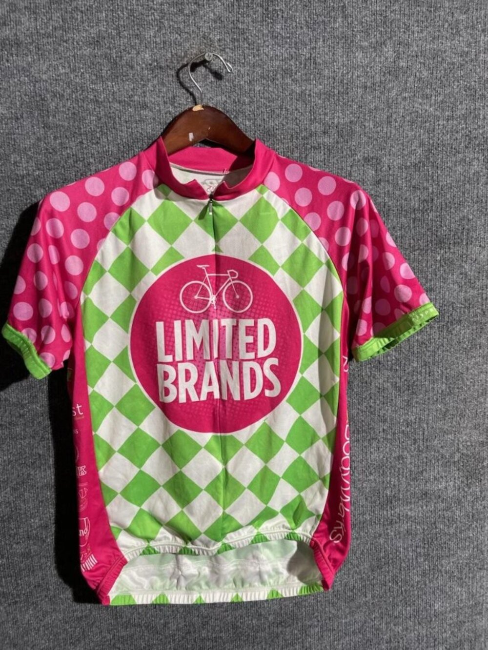 Primal Cycling Jersey Mens Large Multicolor Limited Brands Half Zip Pockets Bike